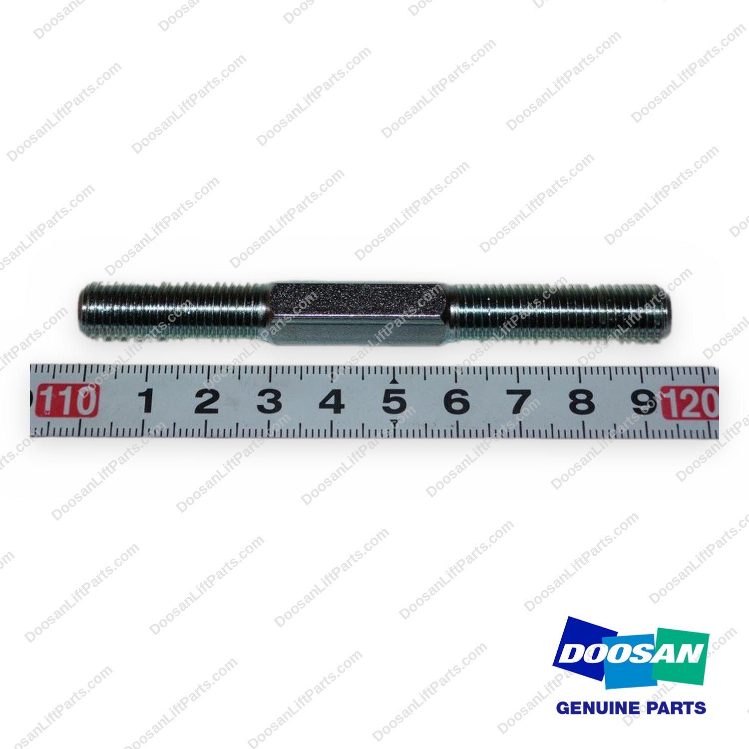 120601-00123 - Pedal Threaded Rod - OEM Doosan Daewoo Bobcat