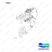 120703-00028B TURBOCHARGER - full parts diagram, item 5 marked - genuine Doosan / Bobcat forklift part