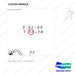 120703-00041A FUEL LINE - parts diagram, item 7-1 shown - genuine Doosan / Bobcat forklift part