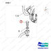 120703-00080 TURBOCHARGER - parts diagram, item 7 shown - genuine Doosan / Bobcat forklift part