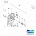 120705-01564 AXLE ASSY,DRIVE;RH - parts diagram, item 43 shown - genuine Doosan / Bobcat forklift part