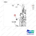 120705-01806 BLOCK ASSY,CYLINDER;DN03 - parts diagram, item 1 shown - genuine Doosan / Bobcat forklift part