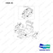 120804-00165 CHASSIS PANEL;OUTER, B35X - full parts diagram, item 25 marked - genuine Doosan / Bobcat forklift part