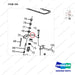 120808-00436 BASE ENGINE GROUP_01;GM3.0L - parts diagram, item 105 shown - genuine Doosan / Bobcat forklift part