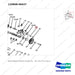 120808-00437 BASE ENGINE GROUP_02;GM3.0L - parts diagram, item 18 shown - genuine Doosan / Bobcat forklift part