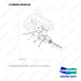 120808-00463A ALTERNATOR MOUNTING - full parts diagram, item 6 marked - genuine Doosan / Bobcat forklift part
