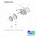 120808-01092 PUMP,WATER;2.4L_GROUP - full parts diagram, item 9 marked - genuine Doosan / Bobcat forklift part