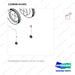 120808-01092 PUMP,WATER;2.4L_GROUP - parts diagram, item 9 shown - genuine Doosan / Bobcat forklift part