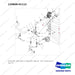 120808-01113 COOLANT UNIT;DSR & COOLANT LINE GP - full parts diagram, item 27 marked - genuine Doosan / Bobcat forklift part