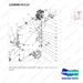 120808-01113 COOLANT UNIT;DSR & COOLANT LINE GP - parts diagram, item 27 shown - genuine Doosan / Bobcat forklift part