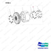 120808-01137 DRUM ASSY;REV - full parts diagram, item 4 marked - genuine Doosan / Bobcat forklift part