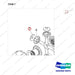 120808-01140 DIFFERENTIAL ASSY - parts diagram, item 7 shown - genuine Doosan / Bobcat forklift part