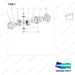120808-01143 DIFFERENTIAL ASSY - parts diagram, item 7 shown - genuine Doosan / Bobcat forklift part