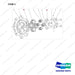 120808-01146 HUB ASSY;CARRIER,2ND - full parts diagram, item 3 marked - genuine Doosan / Bobcat forklift part