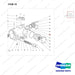 120808-01151 HOUSING ASSY;MIDDLE - parts diagram, item 19 shown - genuine Doosan / Bobcat forklift part