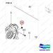 120808-01248 AXLE ASSY,DRIVE;RH - parts diagram, item 34 shown - genuine Doosan / Bobcat forklift part