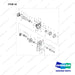 120808-01248 AXLE ASSY,DRIVE;RH - full parts diagram, item 34 marked - genuine Doosan / Bobcat forklift part