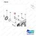 120808-01252 AXLE ASSY,DRIVE;RH - parts diagram, item 38 shown - genuine Doosan / Bobcat forklift part