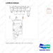 120810-00034 VALVE,CONTROL;3 SECTION - parts diagram, item 15 shown - genuine Doosan / Bobcat forklift part