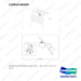 120810-00209 MIRROR GP,PANORAMIC REAR VIEW - full parts diagram, item 1-07 marked - genuine Doosan / Bobcat forklift part