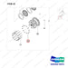 120812-00219 AXLE,DRIVE;DD20B - parts diagram, item 32 shown - genuine Doosan / Bobcat forklift part