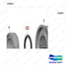 120816-00268 GEAR ASSY;OUTPUT - parts diagram, item 3 shown - genuine Doosan / Bobcat forklift part