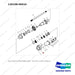 130108-00010 AXLE ASSY,DRIVE;A50B,SHOE - full parts diagram, item 30 marked - genuine Doosan / Bobcat forklift part