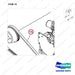130202-00211 PULLEY & ALTERNATOR GP - parts diagram, item 15 shown - genuine Doosan / Bobcat forklift part