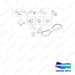 130205-00889 GROUP;NARROW V-BELT - full parts diagram - genuine Doosan / Bobcat forklift part