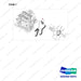 130205-01457 FAN GROUP;A/C,D70,DN03 - full parts diagram, item 7 marked - genuine Doosan / Bobcat forklift part
