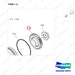 130412-00252C INJECTION PUMP - parts diagram, item 1-4 shown - genuine Doosan / Bobcat forklift part