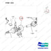 130418-01189 STARTER [COMPONENT PARTS] GP - parts diagram, item 1-023 shown - genuine Doosan / Bobcat forklift part