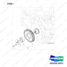 130428-00229B GEAR ASSY,IDLE;DN03,CAMSHAFT - full parts diagram, item 1 marked - genuine Doosan / Bobcat forklift part