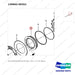 130602-00351 AXLE,DRIVE;D81PL478-NLB - parts diagram, item 3 shown - genuine Doosan / Bobcat forklift part