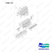 130702-00303 BLOCK,CYLINDER - full parts diagram, item 1-07 marked - genuine Doosan / Bobcat forklift part