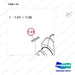 130705-00693 CRANKSHAFT GROUP;DN03 - parts diagram, item 1-01 shown - genuine Doosan / Bobcat forklift part