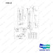 130706-00205 LINES GP,ATT;PRI-4WAY,FFT - full parts diagram, item 22 marked - genuine Doosan / Bobcat forklift part
