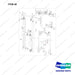 130706-00315 MOUNT GROUP,LIFT;FFT6100 - full parts diagram, item 48 marked - genuine Doosan / Bobcat forklift part