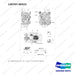 130707-00522 UL SAFETY,DS;;G2, T4 - full parts diagram, item 2 marked - genuine Doosan / Bobcat forklift part