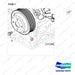 130707-00830A WATER PUMP - parts diagram, item 3 shown - genuine Doosan / Bobcat forklift part