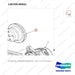 130709-00041 KIT;GM3.0L_ALTERNATOR&PULLEY - parts diagram, item 17 shown - genuine Doosan / Bobcat forklift part