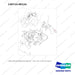 130715-00124 LINE GROUP;BRAKE,80.9KW,8T - full parts diagram, item 18 marked - genuine Doosan / Bobcat forklift part