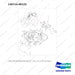 130715-00125 LINE GROUP;BRAKE,80.9KW,8T - full parts diagram, item 17 marked - genuine Doosan / Bobcat forklift part