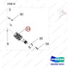 130804-00095 AXLE,DRIVE;DD20B - parts diagram, item 33 shown - genuine Doosan / Bobcat forklift part