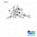140101-01494 HOUSING ASSY;T/C - full parts diagram, item 3 marked - genuine Doosan / Bobcat forklift part