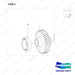 140101-01497 GEAR ASSY;PTO DRIVEN,CHARGE - parts diagram, item 3 shown - genuine Doosan / Bobcat forklift part