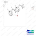 140103-00243 CRANKSHAFT GROUP;DN03 - parts diagram, item 3 shown - genuine Doosan / Bobcat forklift part