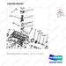 140105-00235 BASE ENGINE GROUP_02;GM3.0L - parts diagram, item 8 shown - genuine Doosan / Bobcat forklift part