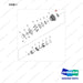 140107-00987 HUB ASSY - full parts diagram, item 7 marked - genuine Doosan / Bobcat forklift part