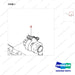 150105-00992 GROUP;TURBOCHARGER - parts diagram, item 1 shown - genuine Doosan / Bobcat forklift part